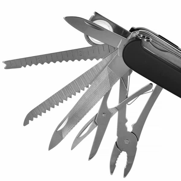 Multi-purpose kniv Azymut HK20017BL Sort Sølvfarvet