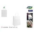 Miniatyrbillede 2 af 9: Papirpose Algon Hvid 20,6 x 11 x 27 cm 3 Dele (24 enheder)