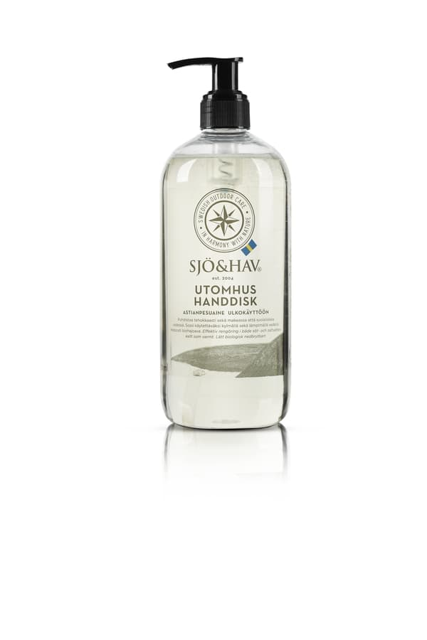 SJÖ & HAV UTOMHUS HANDDISKMEDEL 500 ML, diskmedel saltvatten, disk kallvatten