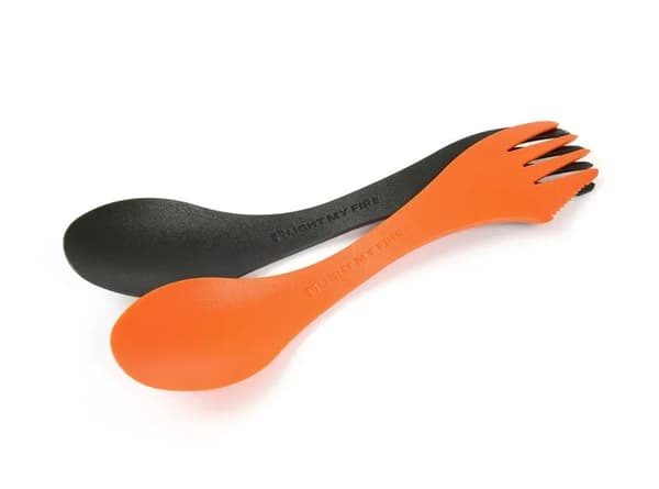 LIGHT MY FIRE SPORK MEDIUM BIO 2-PACK black/orange
