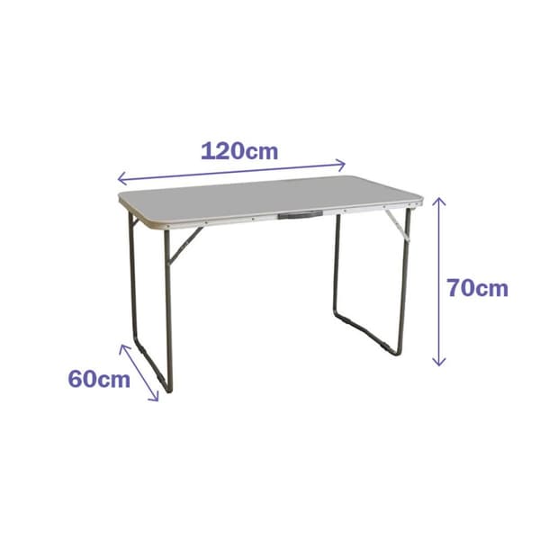 Sammenklappeligt bord Marbueno 120 x 70 x 60 cm Multifarvet