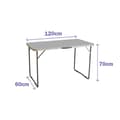 Miniatyrbillede 4 af 4: Sammenklappeligt bord Marbueno 120 x 70 x 60 cm Multifarvet