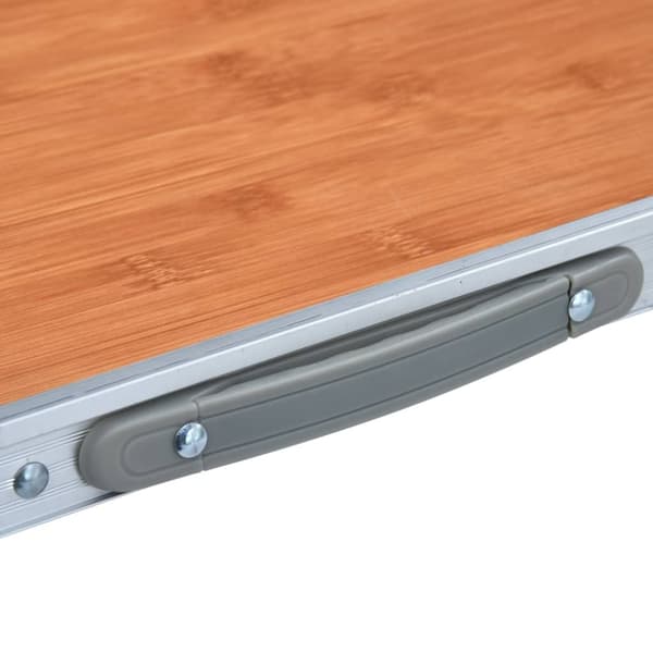 vidaXL foldbart campingbord 60x45 cm aluminium