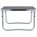 Miniatyrbilde 3 av 7: vidaXL Sammenleggbart campingbord grå aluminium 60x40 cm