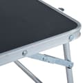 Miniatyrbilde 5 av 7: vidaXL Sammenleggbart campingbord grå aluminium 60x40 cm