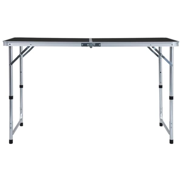 vidaXL foldbart campingbord 120x60 cm aluminium grå