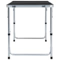 Miniatyrbillede 4 af 9: vidaXL foldbart campingbord 120x60 cm aluminium grå