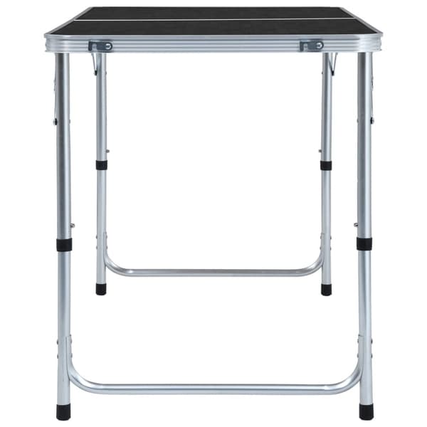 vidaXL foldbart campingbord 120x60 cm aluminium grå
