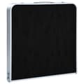 Miniatyrbillede 5 af 9: vidaXL foldbart campingbord 120x60 cm aluminium grå