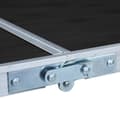 Miniatyrbillede 6 af 9: vidaXL foldbart campingbord 120x60 cm aluminium grå