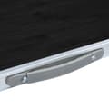 Miniatyrbillede 8 af 9: vidaXL foldbart campingbord 120x60 cm aluminium grå