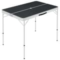 Miniatyrbillede 2 af 8: vidaXL foldbart campingbord med 2 bænke aluminium grå