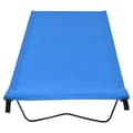 Miniatyrbillede 3 af 7: vidaXL campingsenge 2 stk.180x60x19 cm oxfordstof og stål blå