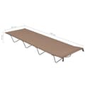 Pikkukuva 7 / 7: vidaXL Retkisängyt 2kpl 180x60x19cm Oxford-kangas ja teräs harmaanrus.