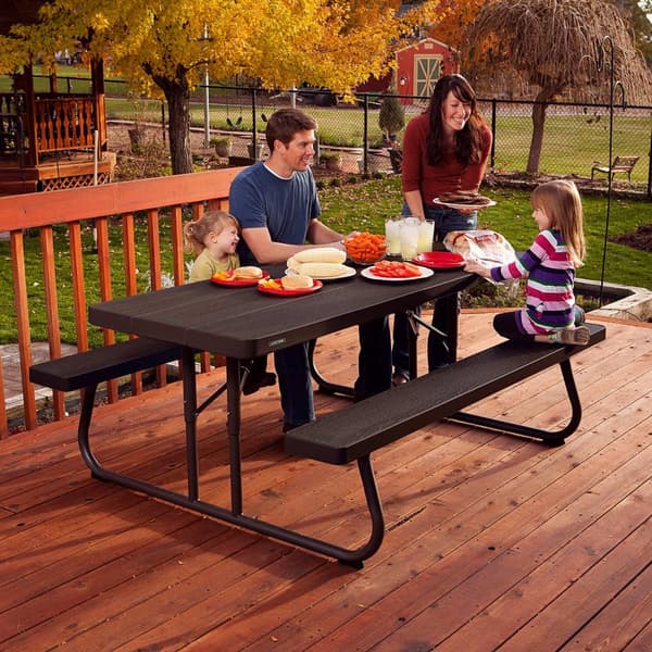 Lifetime Classic sammenklappeligt picnicbord 6 fod