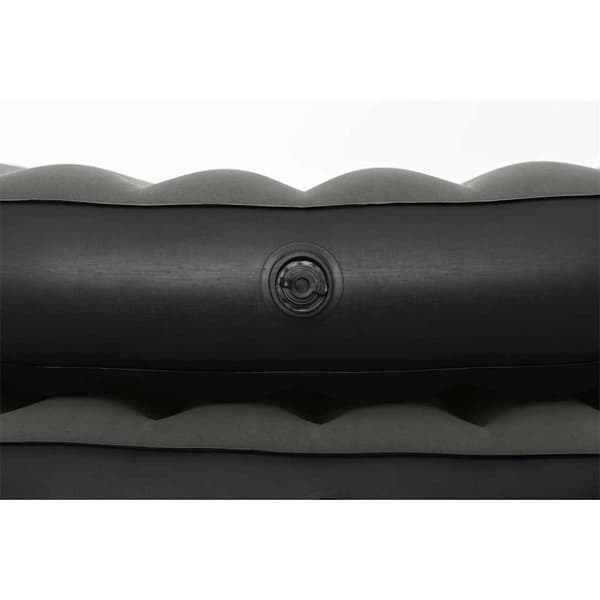 Bestway 3-i-1 uppblåsbar luftmadrass svart och grå 188x99x25 cm