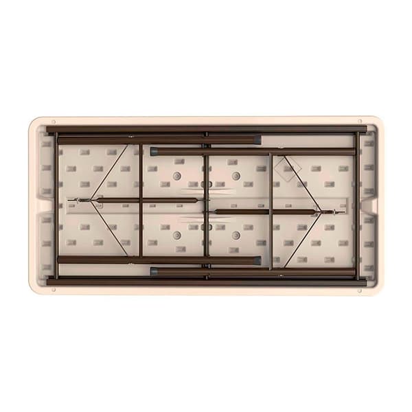 Aktive Taitettava Pöytä 121.5x61x74 Cm Beige