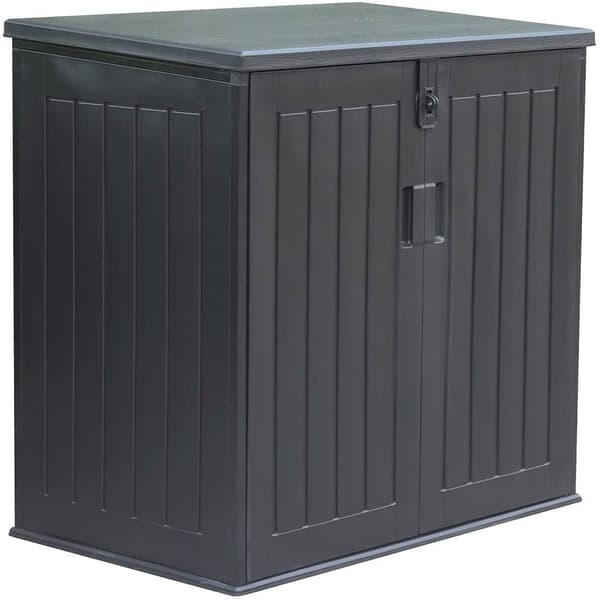 Gardiun Udendørs Opbevaring Resin Deck Box Soften 775l Grå 116 x 71 x 112.5/109 cm