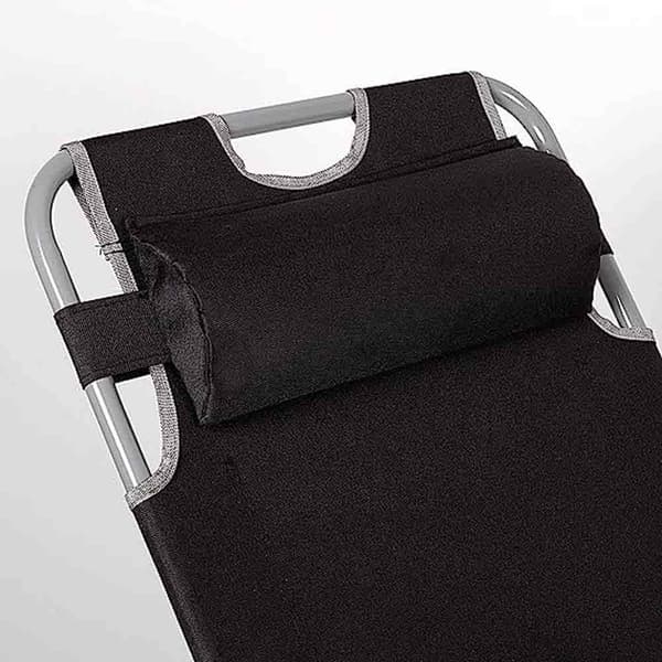 Aktive Liggande Solstol Med Kudde Silver 178 x 60 x 89 cm
