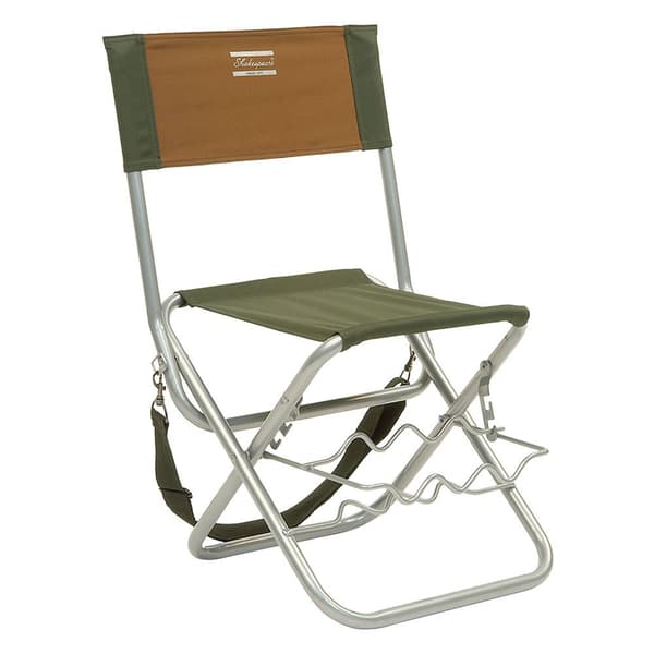 Shakespeare Folding Chair With Rod Rest Grøn