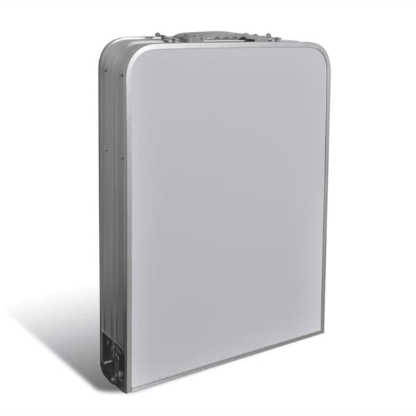 sammenklappeligt campingbord med aluminiumstel