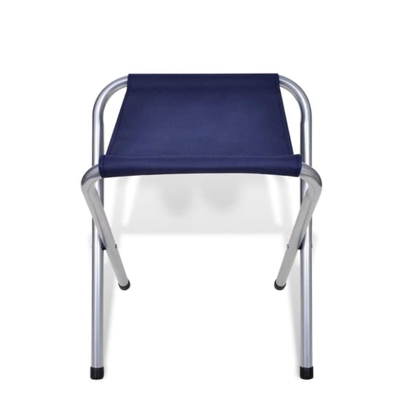 højdejustérbart campingbord og 6 klapstole 180x60 cm