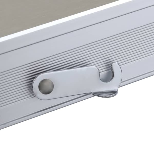 foldbart campingbord med 4 siddepladser stål aluminium