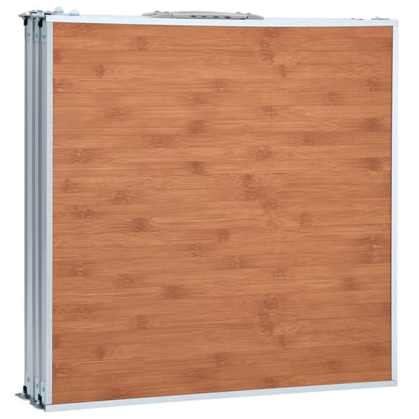 foldbart campingbord aluminium 180 x 60 cm