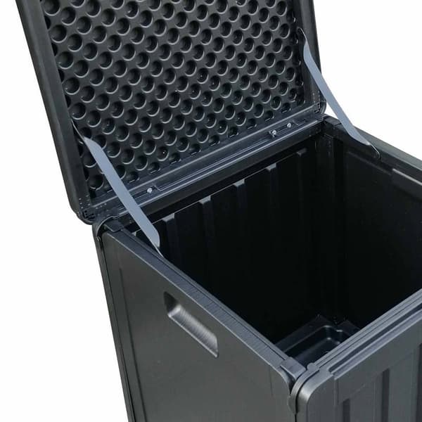 Gardiun Udendørs Opbevaring Resin Deck Box Soften Small 76l Transparent 42.8x42.8x46.40 cm