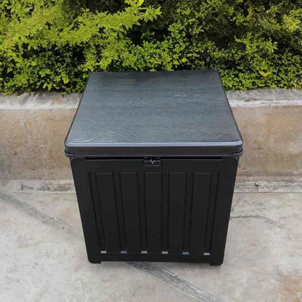 Gardiun Udendørs Opbevaring Resin Deck Box Soften Small 76l Transparent 42.8x42.8x46.40 cm