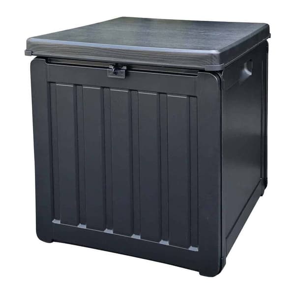 Gardiun Udendørs Opbevaring Resin Deck Box Soften Small 76l Transparent 42.8x42.8x46.40 cm