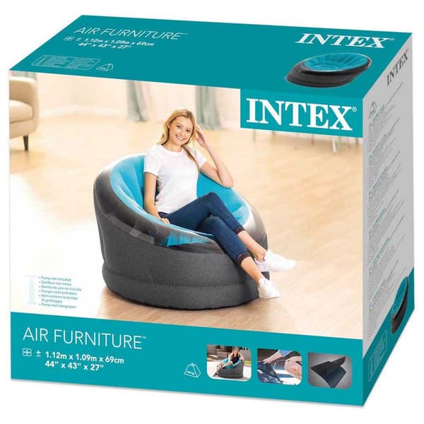 Intex Air Stol Empire Blå 112x109x69cm