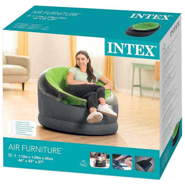 Intex Air Stol Empire Grøn 112x109x69cm