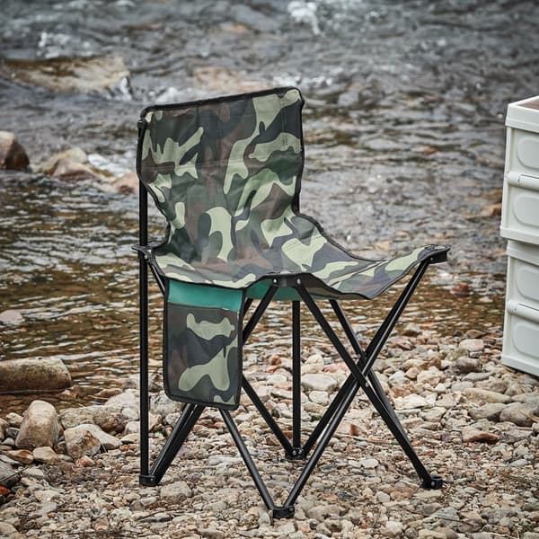 SoBuy Campingstol Trädgårdsstol Fiskarstol Hopfällbar stol FST96-TN
