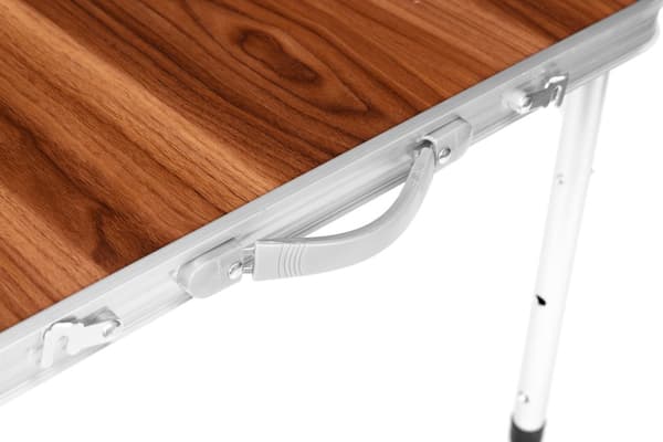 Hopfällbart campingbord - 120x60 cm - 4,6 kg - belastning 50 kg