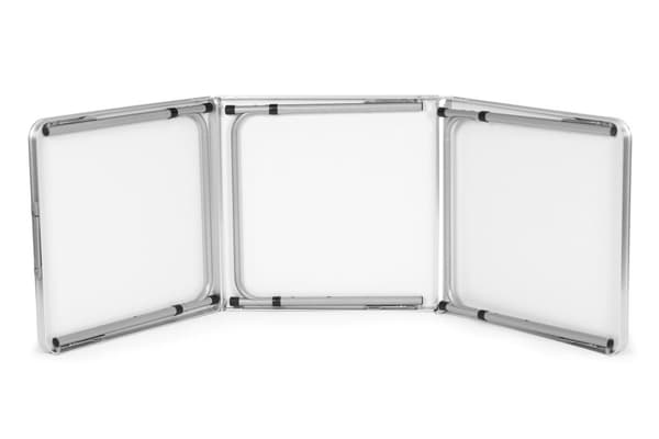 Foldbart campingbord - 180x60 cm - letvægt - anti-slip fødder