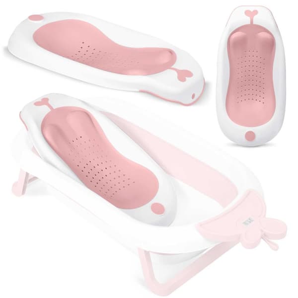 Ricokids hvid og pink babybadekarindsats
