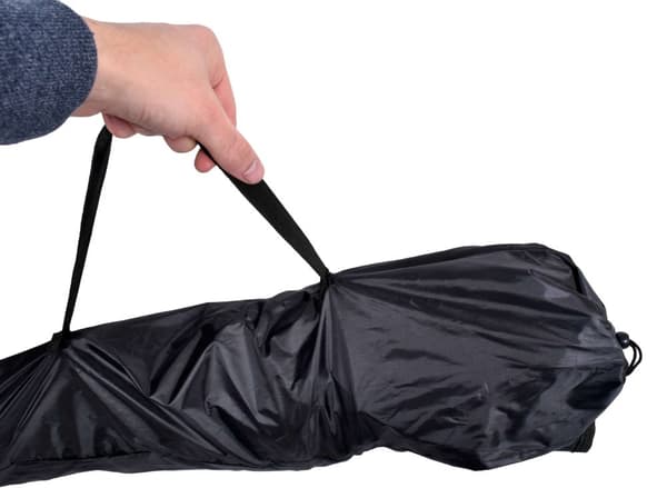 HUGO foldbar campingstol, sort