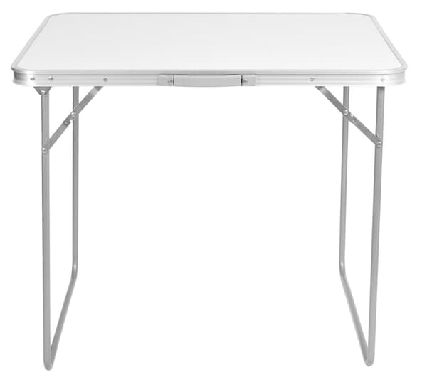 CORN foldbart campingbord 80x60 cm hvid