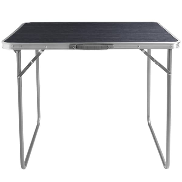MAJS hopfällbart campingbord 80x60 cm svart trä