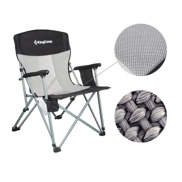 KING CAMP Polar C20 foldbar campingstol - sort