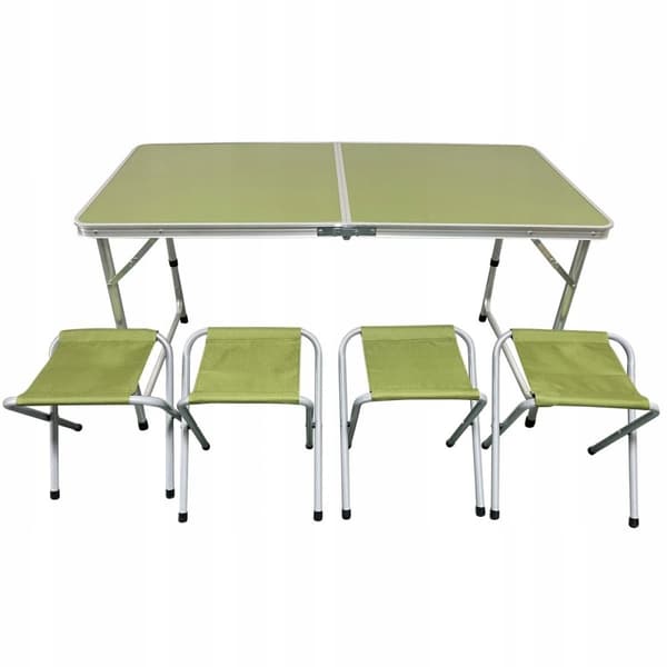 foldbart CAMPINGBORD OG 4 STOLE