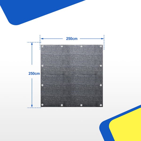 Markiza wodoodporna dywan kemping dywan namiot ziemia namiot na zewnątrz plandeka piknik -Grey-2.5x2.5m