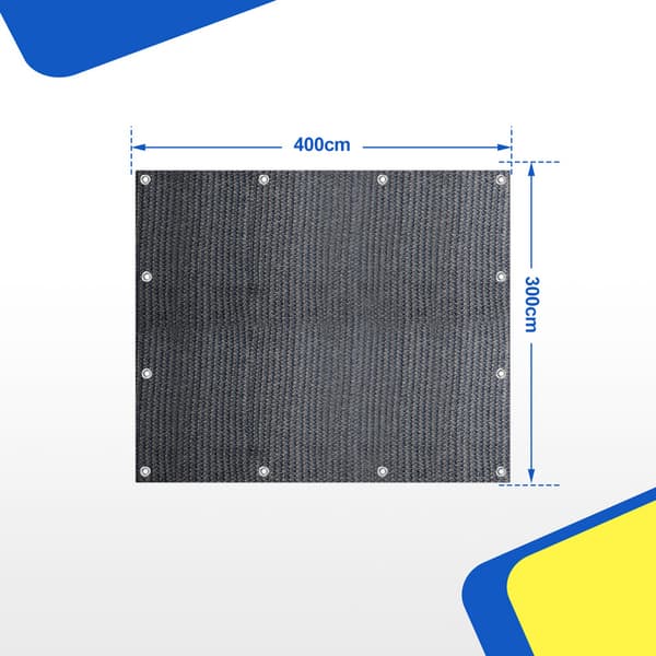 Markiza wodoodporna dywan kempingowy dywan namiot ziemia na zewnątrz namiot plandeka piknik -Grey-3x4m