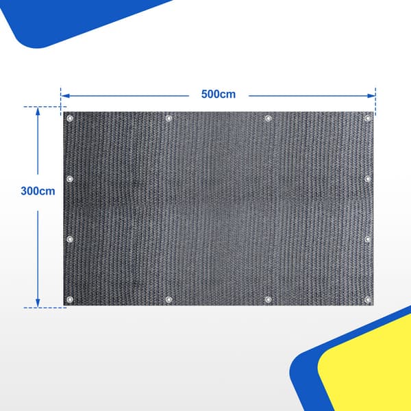 Markiza wodoodporna wykładzina kempingowa dywany namiot ziemia na zewnątrz namiot plandeka piknik -Grey-3x5m