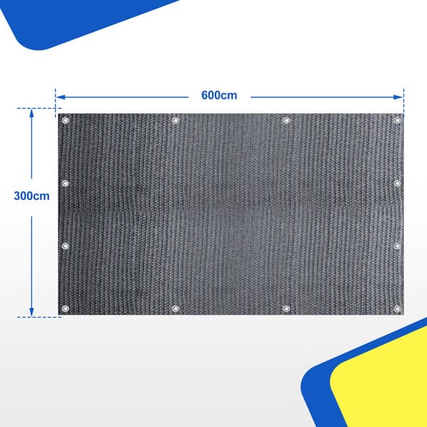 Markiza wodoodporna dywan dywany kempingowe namiot ziemia na zewnątrz namiot plandeka piknik -Grey-3x6m