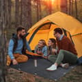 Miniatyrbild 8 av 9: Markiza wodoodporny dywan kempingowy namiot dywanowy namiot zewnętrzny namiot plandekowy piknik - szary - 2,5 x 5,5 m