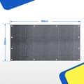 Miniatyrbild 2 av 9: Markiza wodoodporny dywan kempingowy namiot dywanowy namiot zewnętrzny namiot plandekowy piknik - szary - 2,5 x 5,5 m