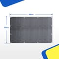 Miniatyrbild 2 av 9: Wodoodporna markiza dywanowa kempingowa namiot dywanowy na zewnątrz namiot plandekowy piknik -Grey-2.5x4m