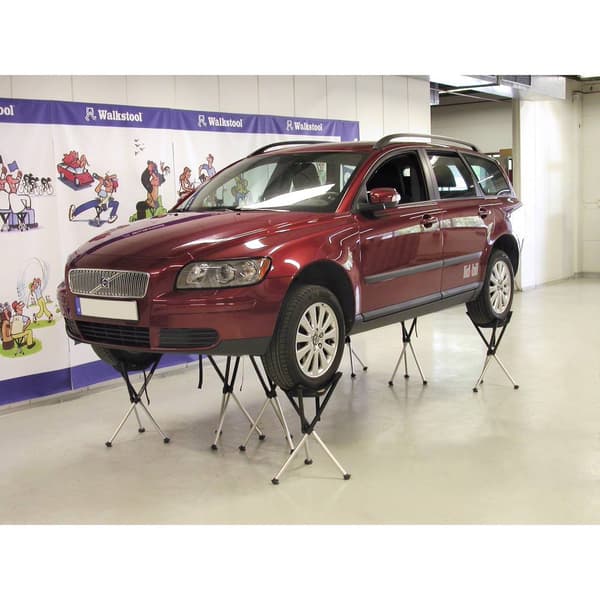Walkstool Comfort XXXL Fällstol Svart, Silver 63549 Last (vikt) (max) 250 kg